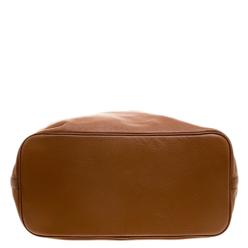 Michael Kors Cognac Leather Shopper Tote For Women - Image 6