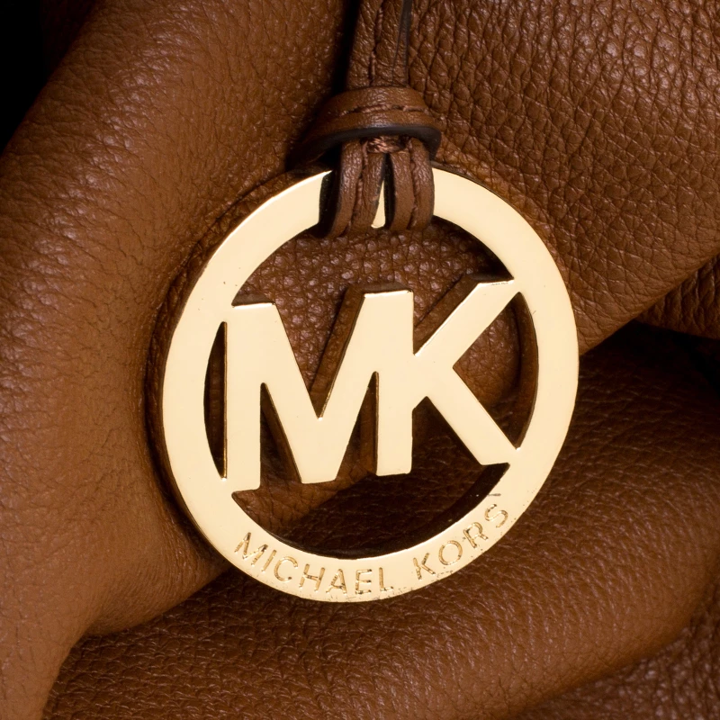 Michael Kors Cognac Leather Shopper Tote For Women - Image 8