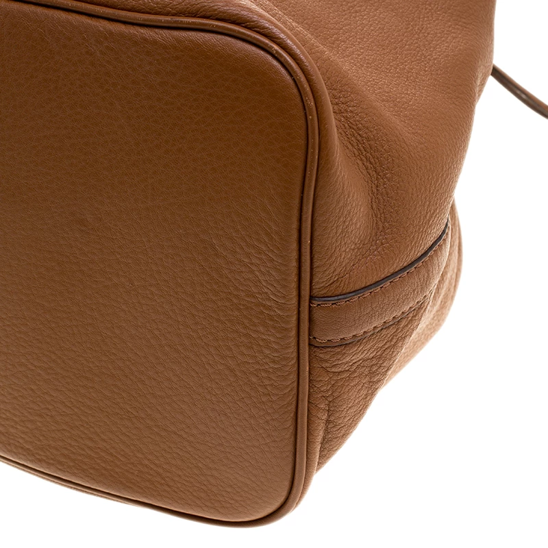 Michael Kors Cognac Leather Shopper Tote For Women - Image 10