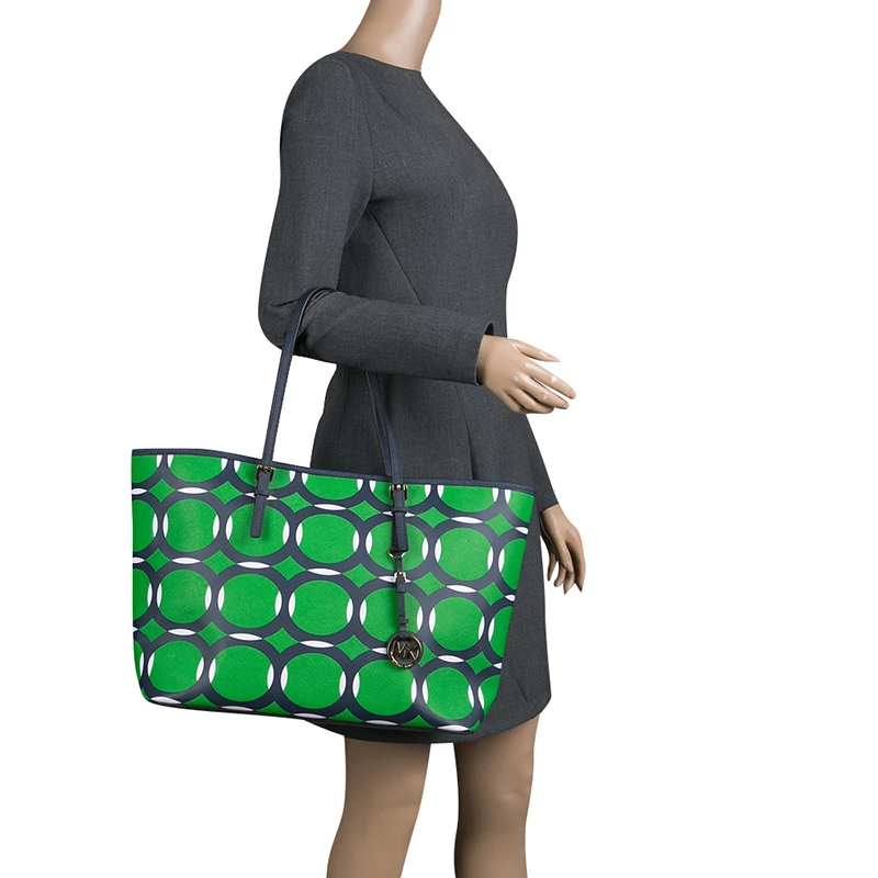 Michael Kors Multicolor Saffiano Leather Jetset Tote For Women - Image 2