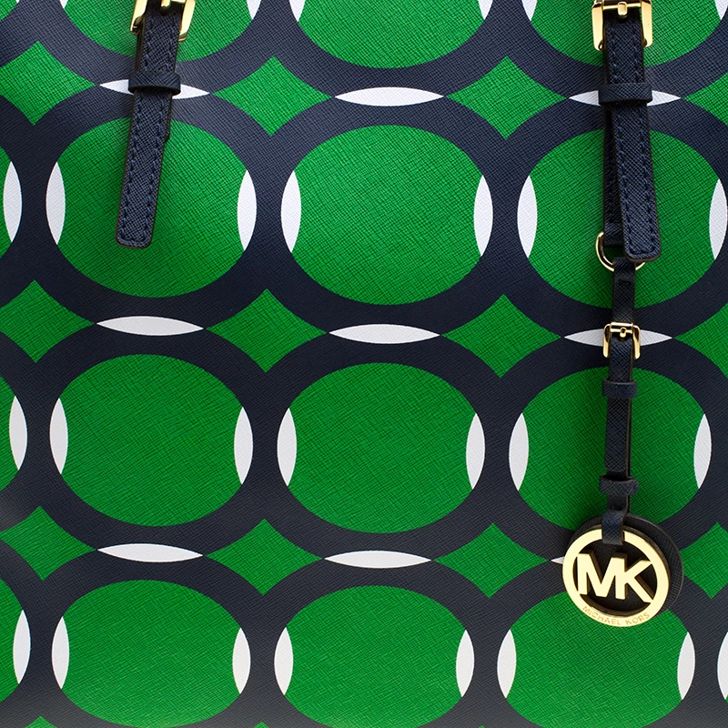 Michael Kors Multicolor Saffiano Leather Jetset Tote For Women - Image 5