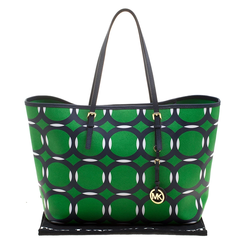 Michael Kors Multicolor Saffiano Leather Jetset Tote For Women - Image 9