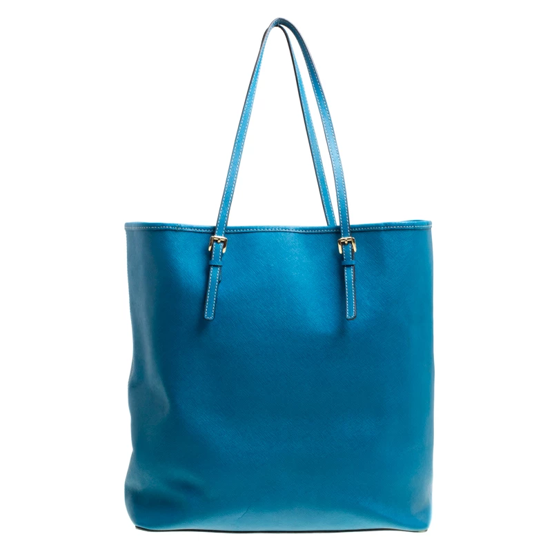 Michael Kors Turquoise Saffiano Leather Jetset Tote For Women - Image 4