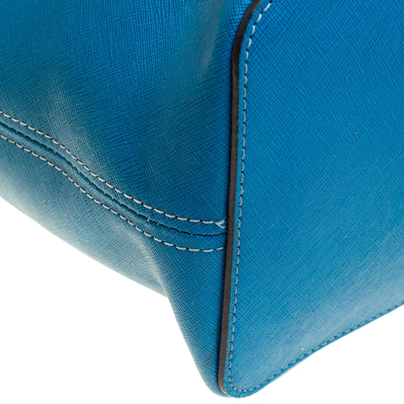 Michael Kors Turquoise Saffiano Leather Jetset Tote For Women - Image 10