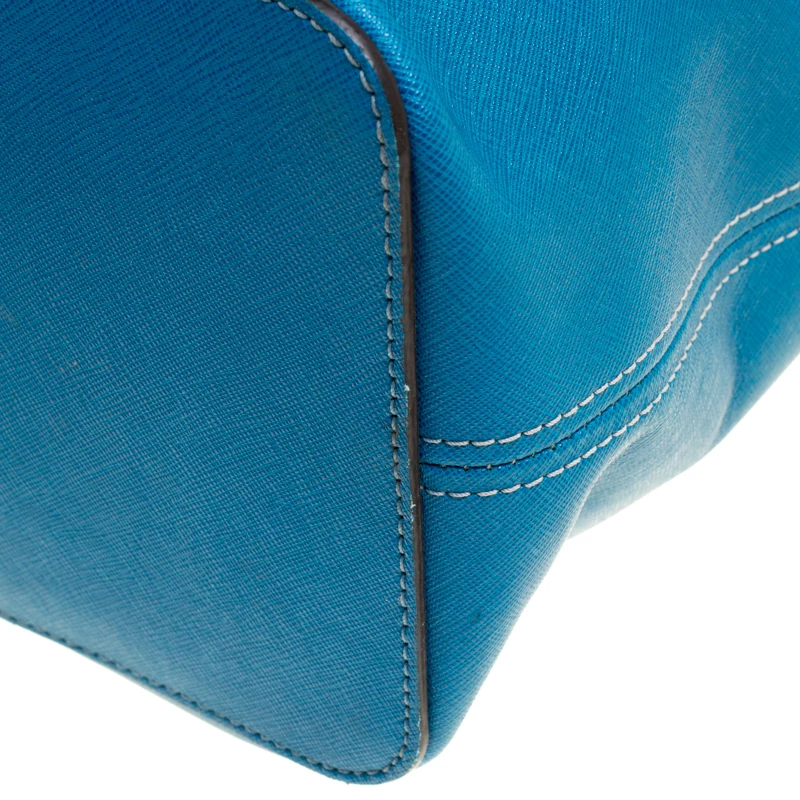 Michael Kors Turquoise Saffiano Leather Jetset Tote For Women - Image 11