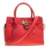 Michael Kors Red Leather Hamilton Tote For Women