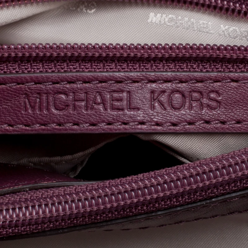 Michael Kors Burgundy Quilted Leather Sloan Shoulder Bag For Women - Image 8