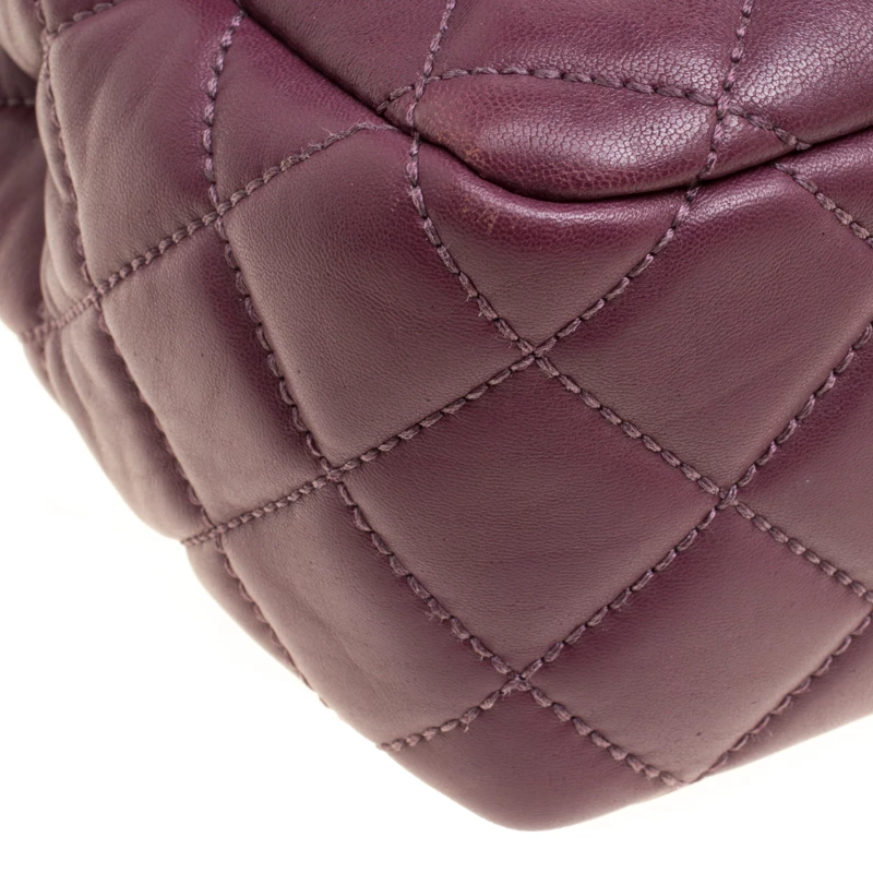 Michael Kors Burgundy Quilted Leather Sloan Shoulder Bag For Women - Image 10