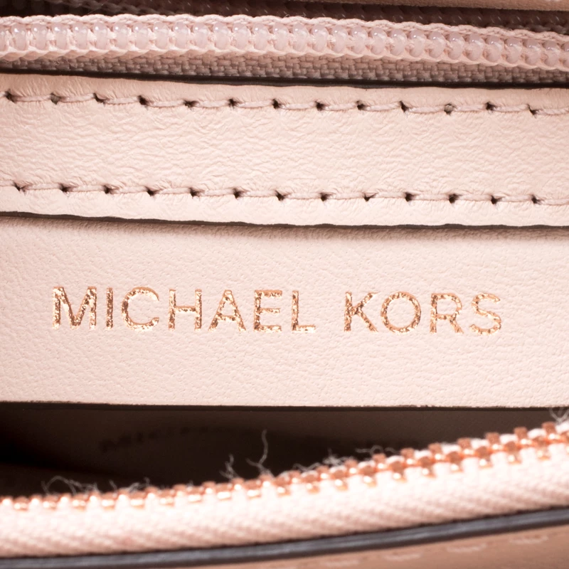 Michael Kors Blush Pink Leather Studded Whitney Shoulder Bag For Women - Image 8