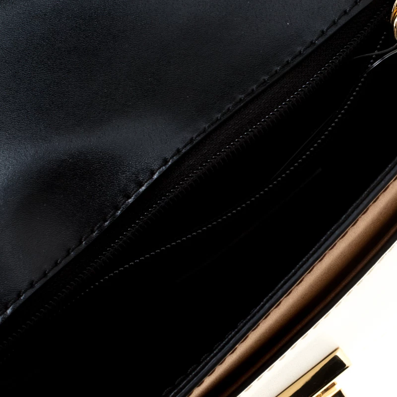 Michael Kors Tri Color Leather Medium Mindy Satchel For Women - Image 7