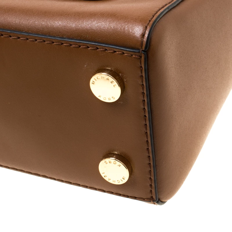 Michael Kors Tri Color Leather Medium Mindy Satchel For Women - Image 12