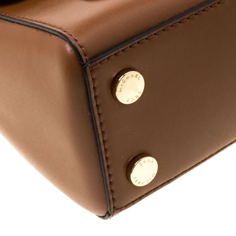 Michael Kors Tri Color Leather Medium Mindy Satchel For Women - Image 11