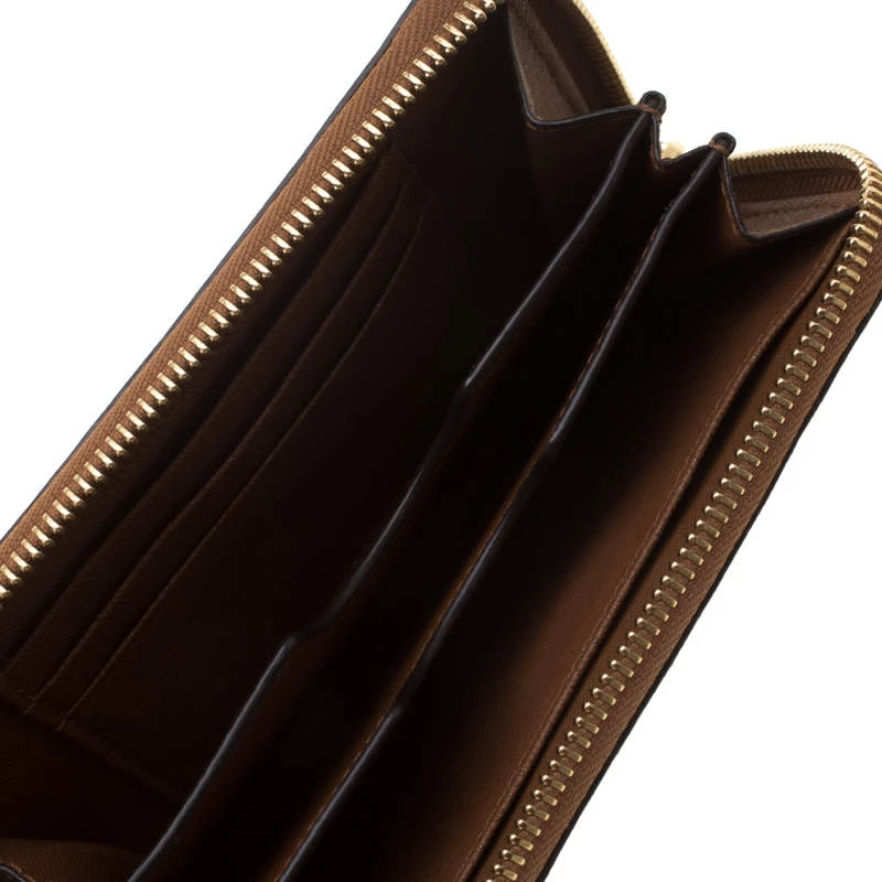 Michael Kors Brown Saffiano Leather Studded Selma Wristlet For Women - Image 2