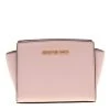 Michael Kors Pink Leather Mini Selma Crossbody Bag For Women