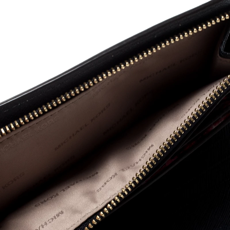 Michael Kors Multicolor Floral Begonia Leather Compact Wallet For Women - Image 7