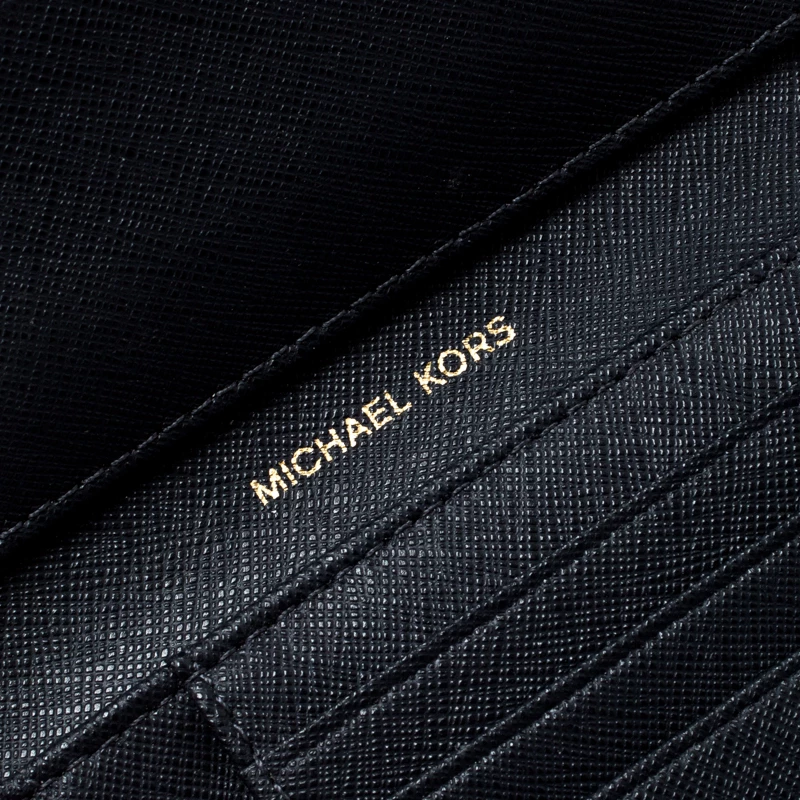 Michael Kors Multicolor Floral Begonia Leather Compact Wallet For Women - Image 8