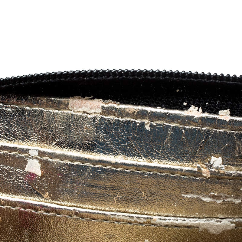 Michael Kors Black Signature Canvas Zip Around Wallet For Women - Image 8