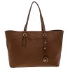 Michael Kors Brown Leather Jet Set Travel Tote For Women