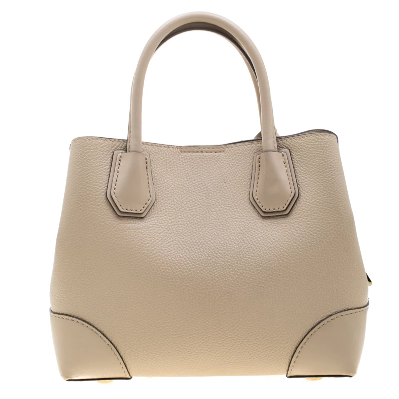 Michael Kors Beige Floral Leather Mercer Satchel For Women - Image 4