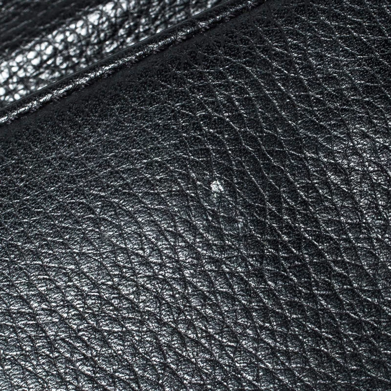 Michael Kors Black Leather Fulton Wallet For Women - Image 14