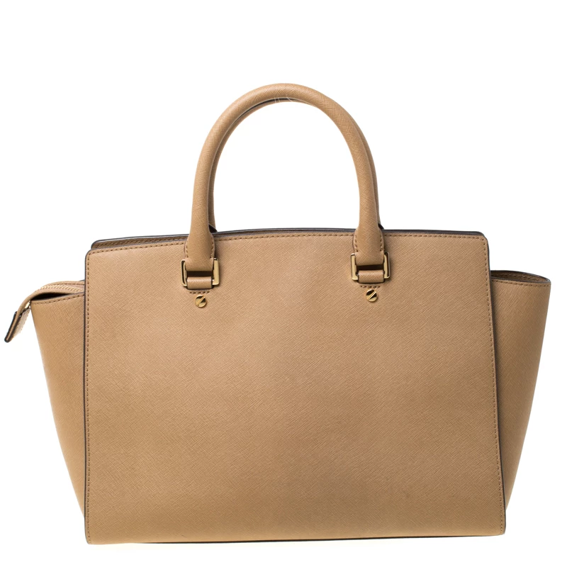 Michael Michael Kors Brown Leather Medium Selma Tote For Women - Image 4