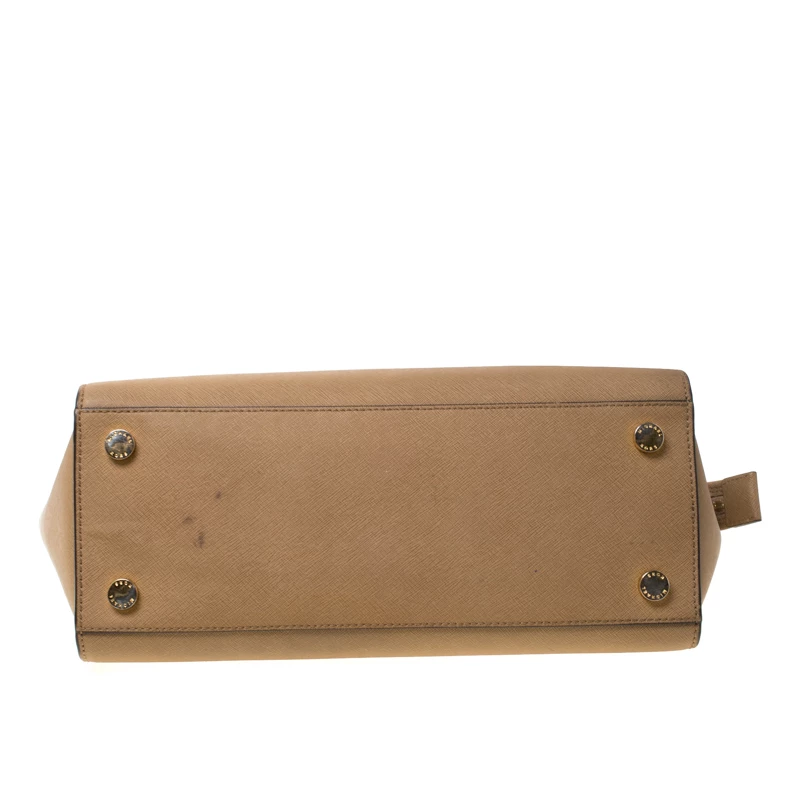 Michael Michael Kors Brown Leather Medium Selma Tote For Women - Image 6