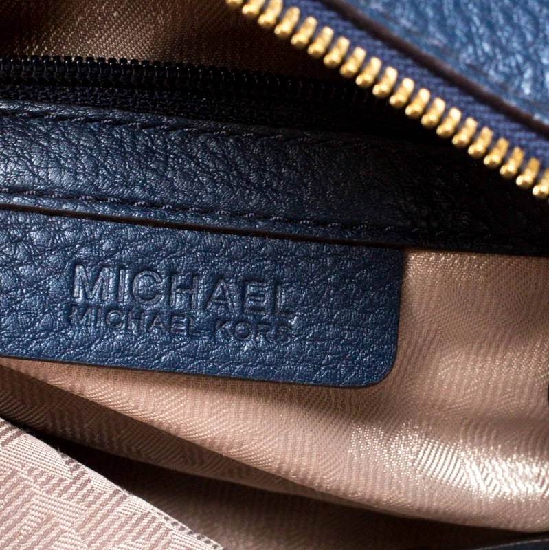 MICHAEL Michael Kors Blue Leather Crossbody Bag For Women - Image 9