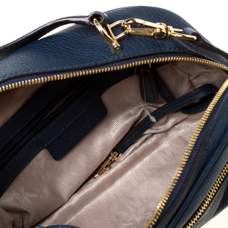 MICHAEL Michael Kors Blue Leather Crossbody Bag For Women - Image 7