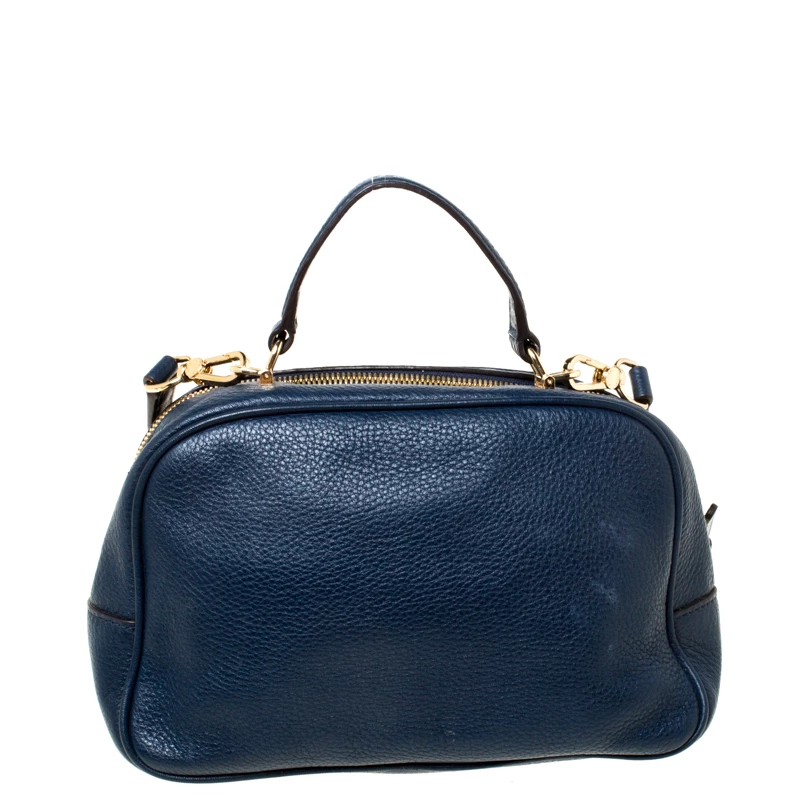 MICHAEL Michael Kors Blue Leather Crossbody Bag For Women - Image 4