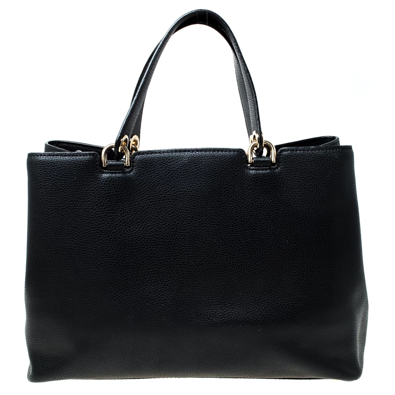 MICHAEL Michael Kors Black Leather Tote For Women - Image 4