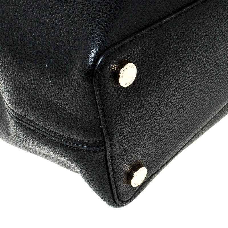 MICHAEL Michael Kors Black Leather Tote For Women - Image 11