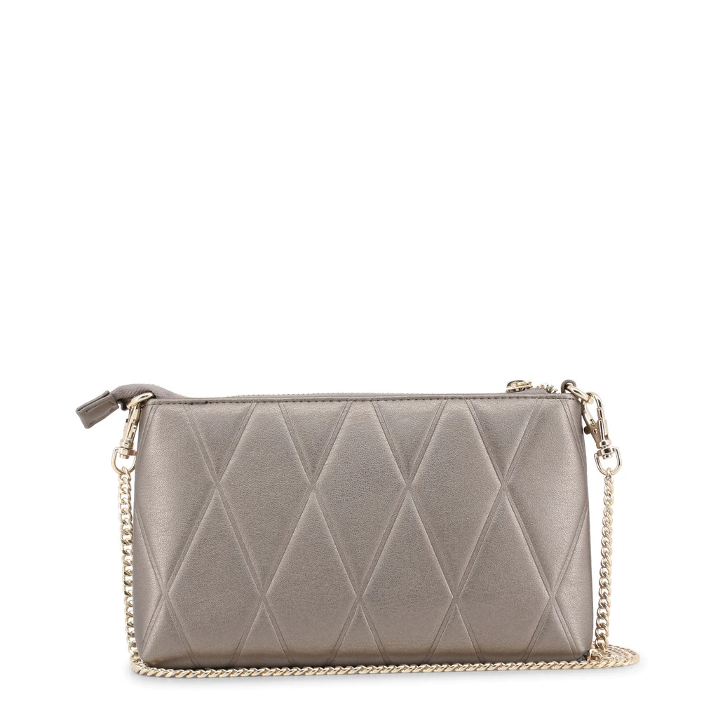 Michael Kors Versace Jeans Gray Quilted Faux Leather Clutch Bag For Women - Image 3