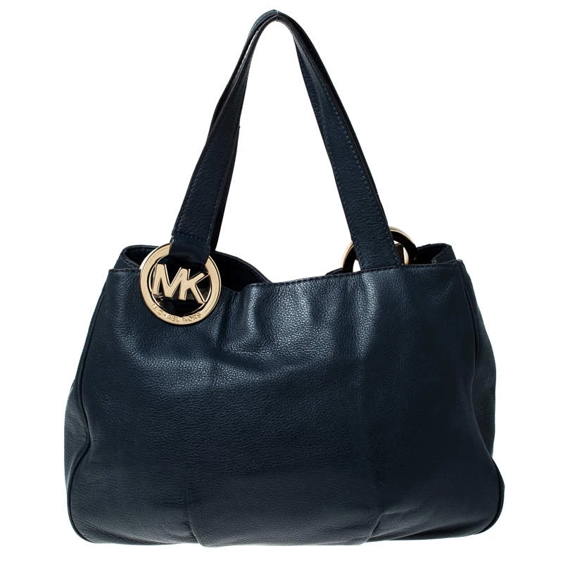 Michael Kors Navy Blue Fulton East West Tote For Women - Image 4