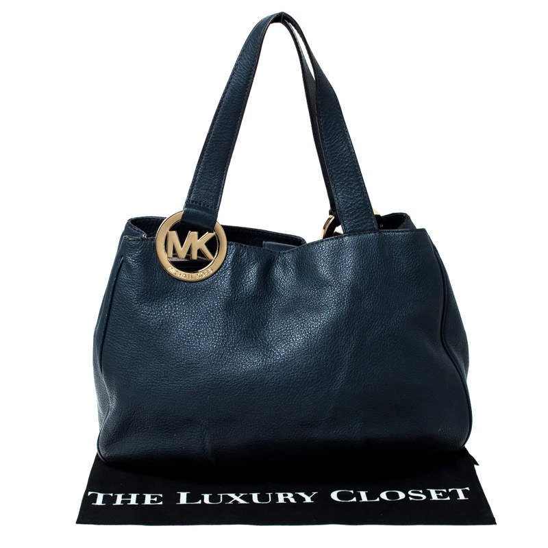 Michael Kors Navy Blue Fulton East West Tote For Women - Image 10