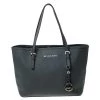 Michael Kors Dark Grey Leather Travel Tote For Women