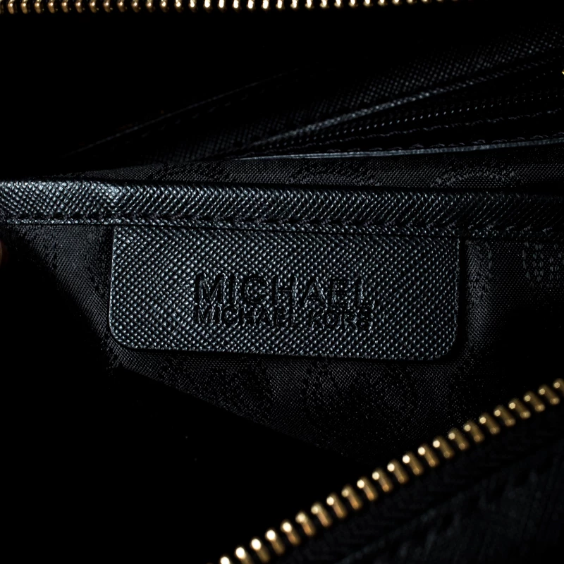 MICHAEL Michael Kors Black Leather Cindy Dome Satchel For Women - Image 9