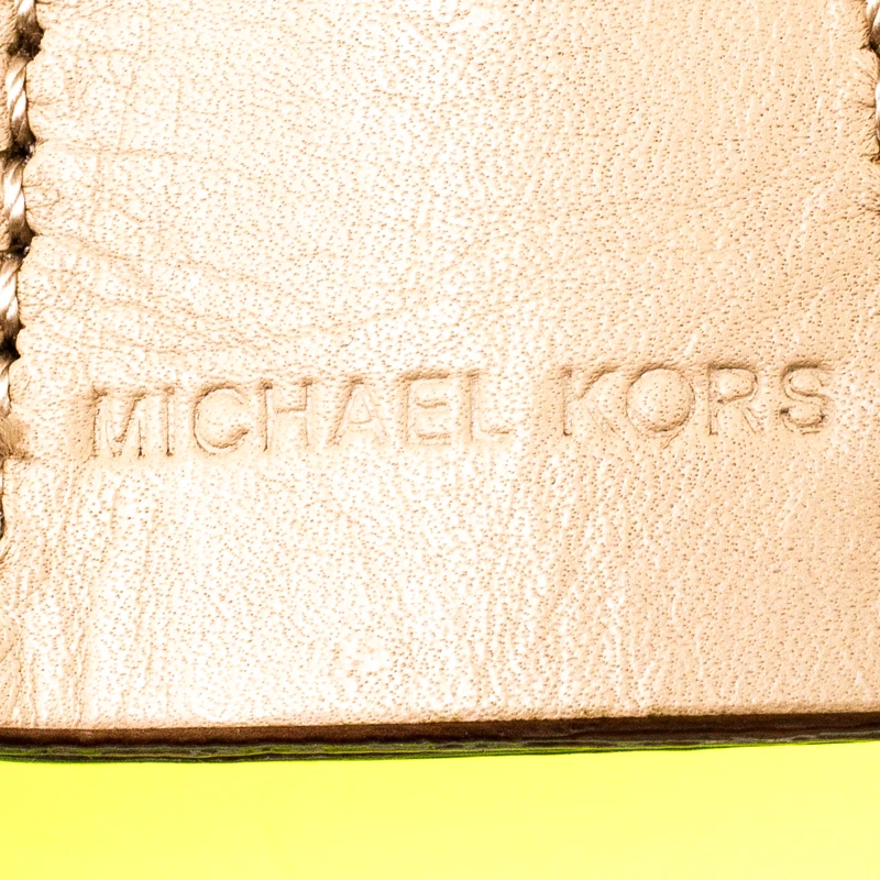 Michael Kors Neon Green PVC And Leather Frosted Hamilton Jelly Tote For Women - Image 8