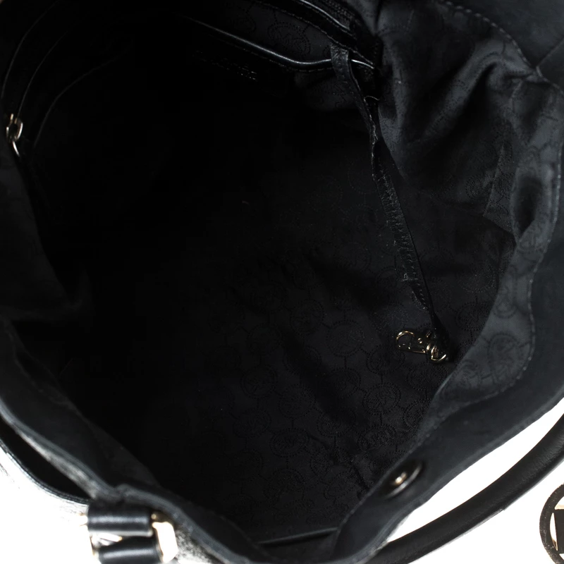 MICHAEL Michael Kors Black Python Embossed Leather Tote For Women - Image 7