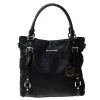 MICHAEL Michael Kors Black Python Embossed Leather Tote For Women
