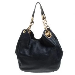 Michael Kors Navy Blue Leather Lillie Hobo For Women