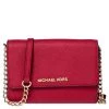 Michael Kors Red Leather Mini Crossbody Bag For Women