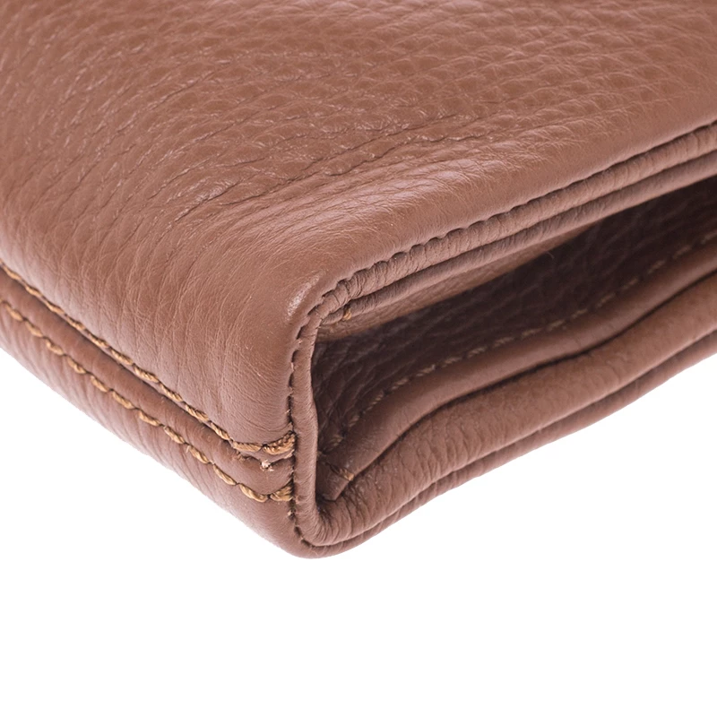 Michael Kors Tan Leather Crossbody Bag For Women - Image 11