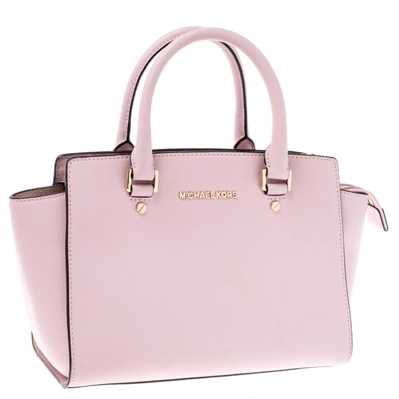 Michael Michael Kors Pink Saffiano Leather Selma Tote For Women - Image 3