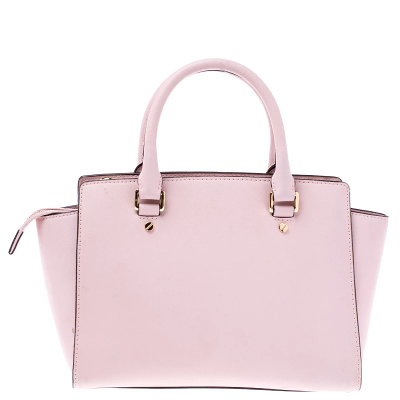 Michael Michael Kors Pink Saffiano Leather Selma Tote For Women - Image 4