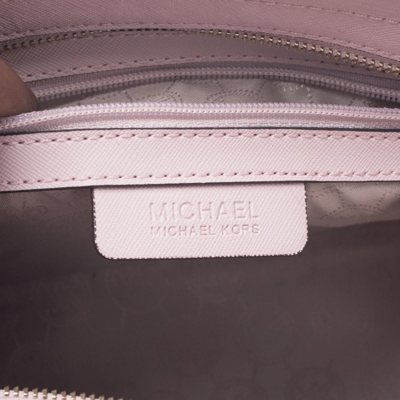 Michael Michael Kors Pink Saffiano Leather Selma Tote For Women - Image 8