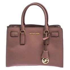 Michael Michael Kors Old Rose Saffiano Leather Dillon Tote For Women