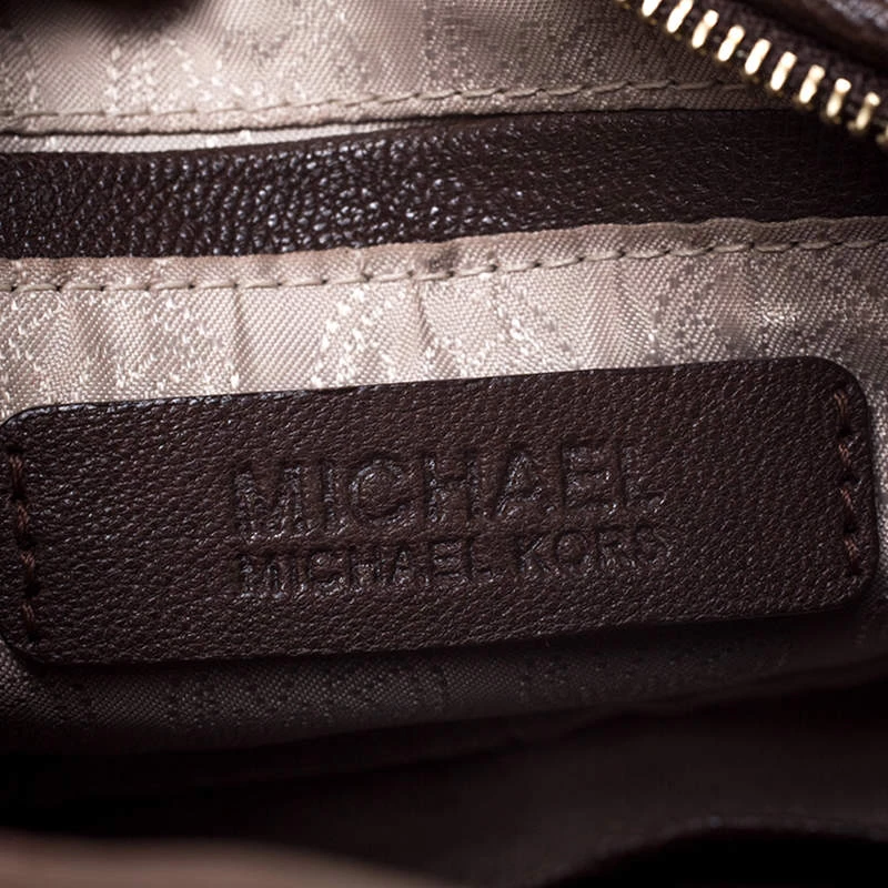 Michael Kors Leopard Print Calf Hair Ginny Camera Crossbody For Women - Image 8