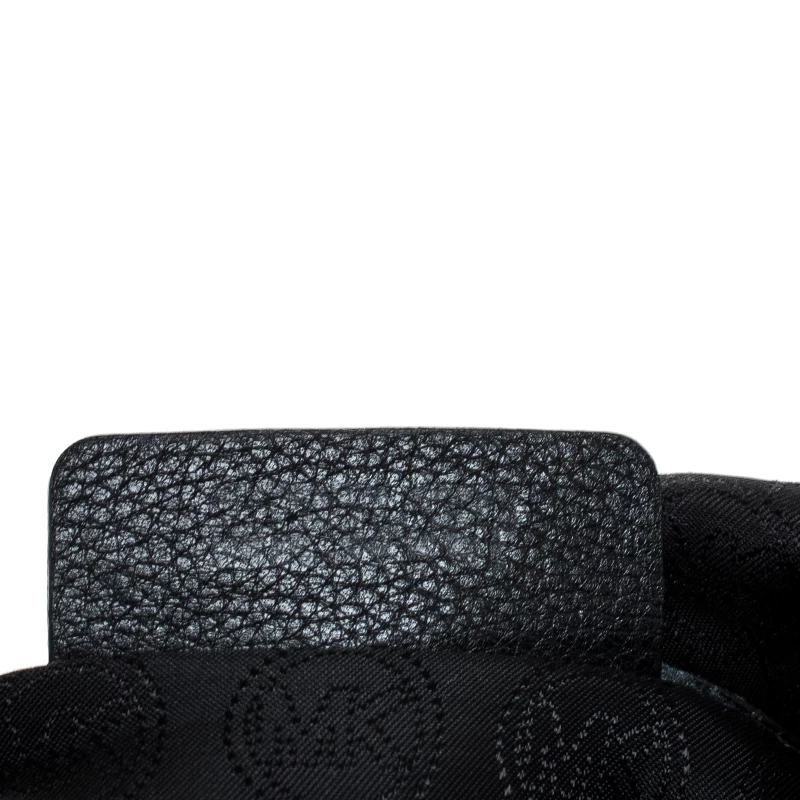 Michael Kors Black Leather Bedford Tassel Shoulder Bag For Women - Image 8