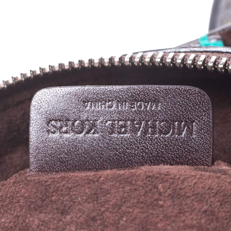 Michael Kors Green Leather Ultra Stitch Handle Tote For Women - Image 9