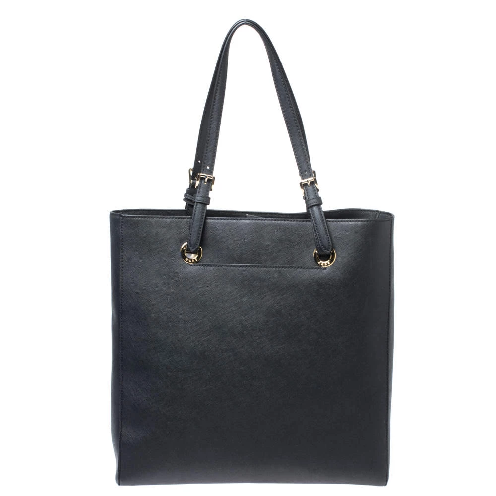 MICHAEL Michael Kors Black Leather Jet Set Tote For Women - Image 4